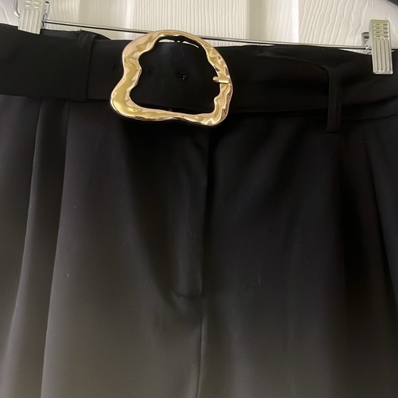 HOUSE OF HARLOW 1960 | Black Pleated Wide Leg Pant Sz M - Picture 5 of 6